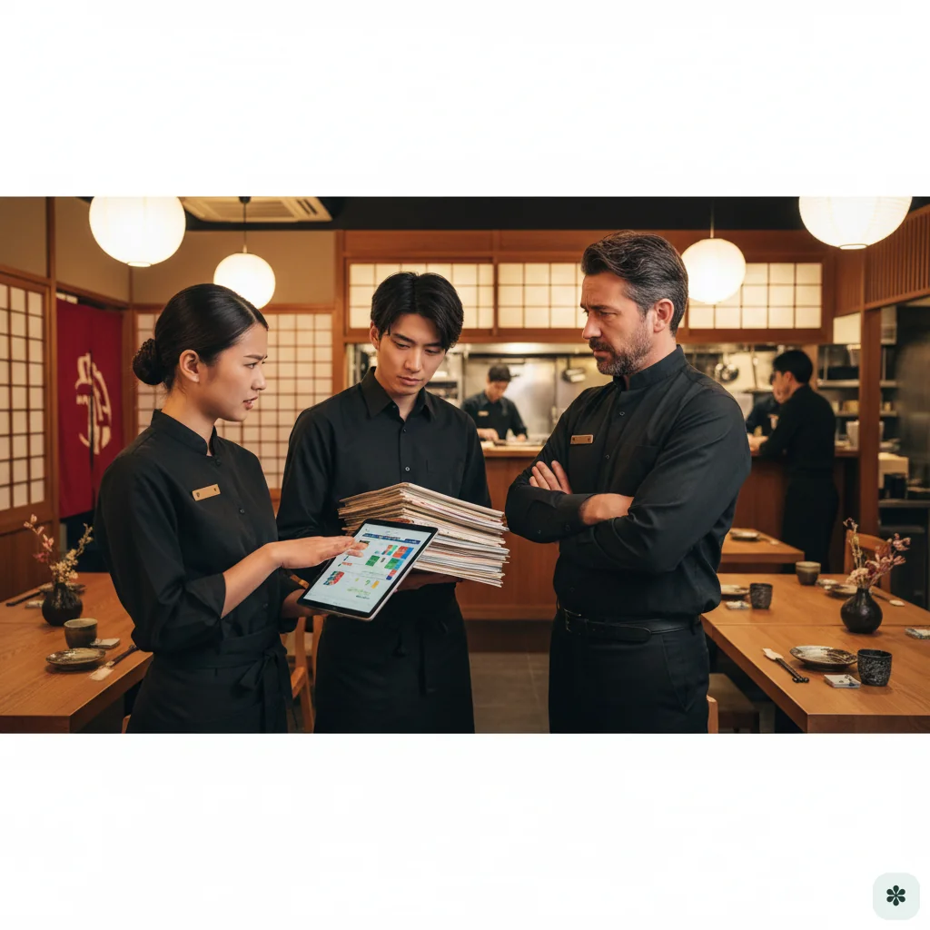 飲食店スタッフ教育が抱える課題