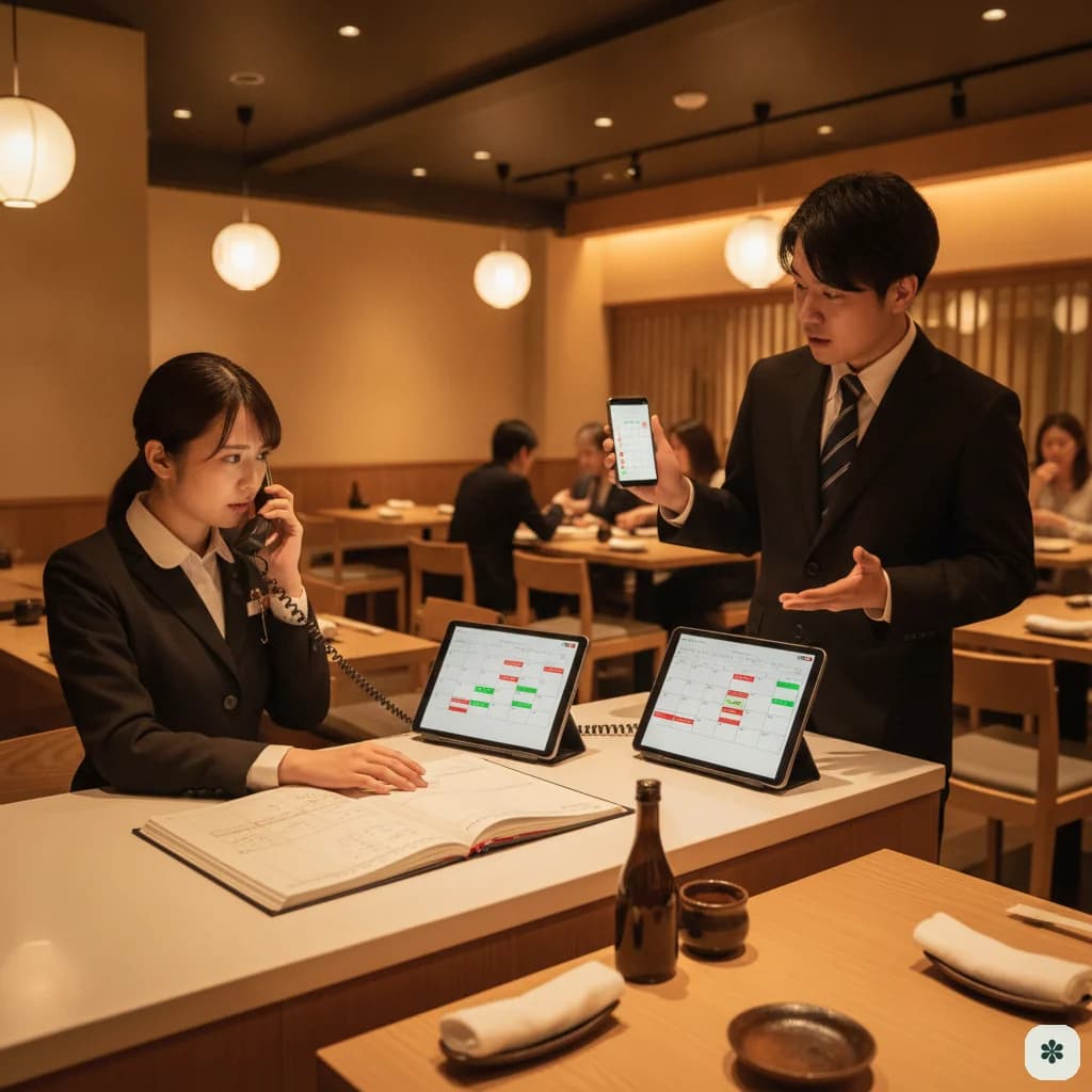 電話予約とネット予約併用時の課題
