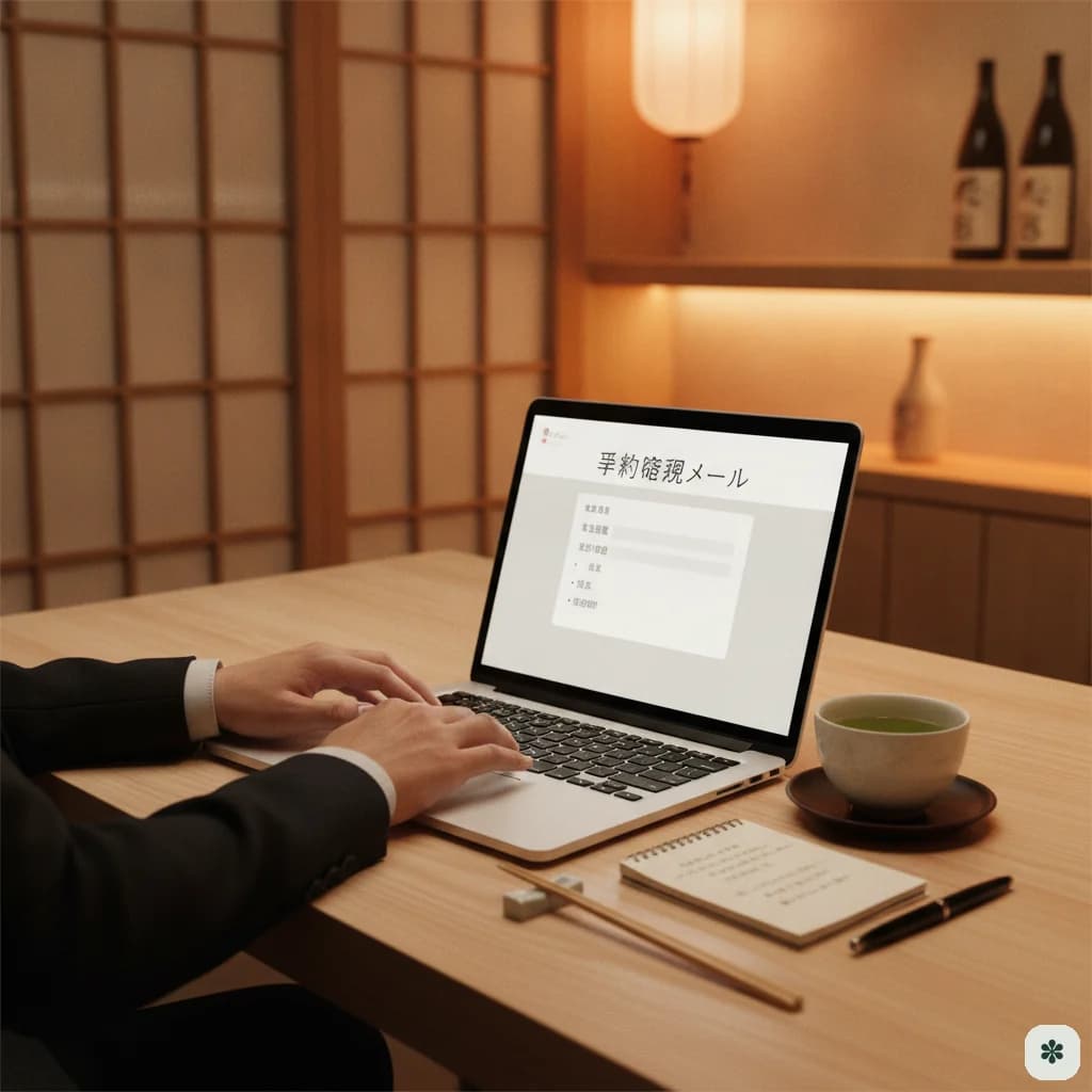 予約確認メール作成の基本と必須項目